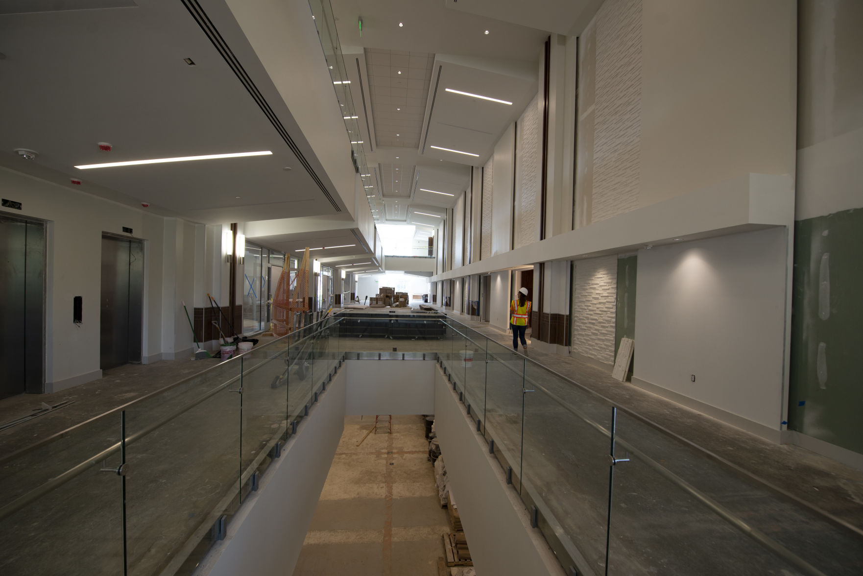 Upstairs Main corridor, UT Student Union Tour - August 7, 2018